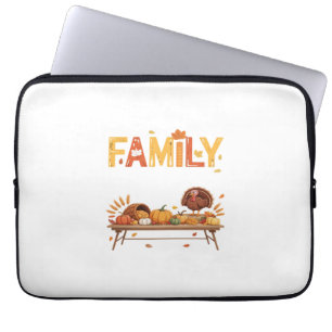Family Thanksgiving 2025 Thankful For My Tribe Ess Laptop Sleeve
