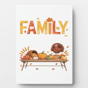 Family Thanksgiving 2025 Thankful For My Tribe Ess Plaque