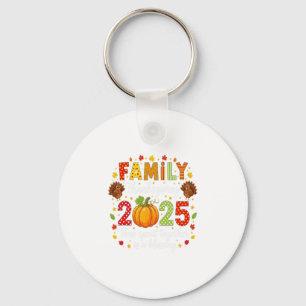 Family Thanksgiving 2025 Thanksgiving Crew Turkey Key Ring