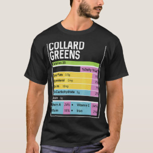 Family Thanksgiving Funny Collard Greens Nutrition T-Shirt