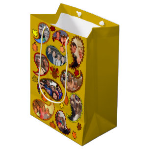 Family Thanksgiving Medium Gift Bag