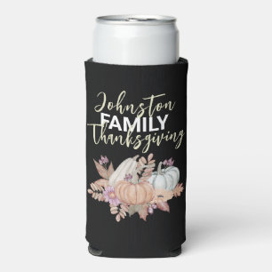 Family Thanksgiving Party Favors Ideas Seltzer Can Cooler