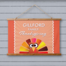 Family Thanksgiving Personalised wall Hanging Tape