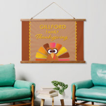 Family Thanksgiving Personalised wall