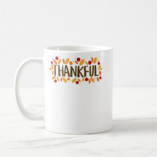 Family Thanksgiving Turkey Day Retro Thankful Frie Coffee Mug