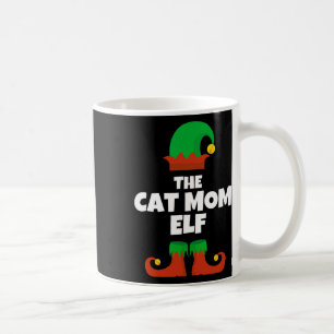 Family The Cat Mum Elf Christmas Matching Pj Pajam Coffee Mug