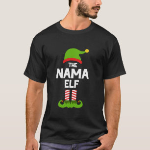 Family The Nama Elf Christmas Matching Pj Pajama X T-Shirt