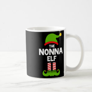 Family The Nonna Elf Christmas Matching Pajama Pj Coffee Mug