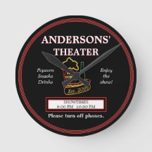 Family Theatre Theatre Wall Clock