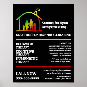 Family Therapy Logo, Psychotherapist, Therapy Poster