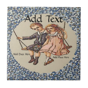Family Tile, Dutch Look, Personalise Ceramic Tile