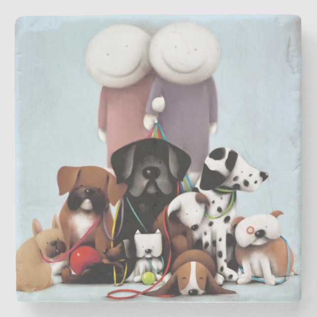 FAMILY TIME DOUG HYDE STONE COASTER (Front)