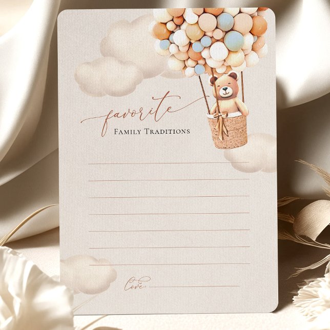 Family Traditions Bear Balloons Baby Shower (Creator Uploaded)