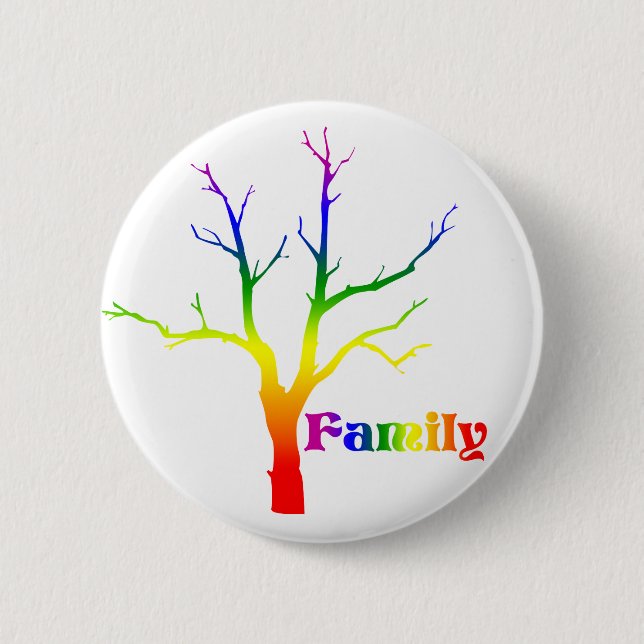 Family Tree 6 Cm Round Badge (Front)