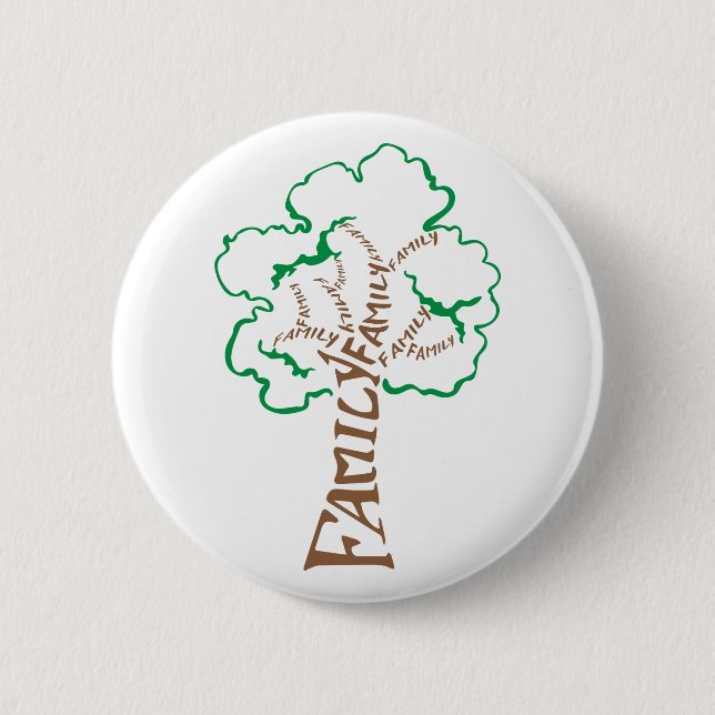 Family Tree 6 Cm Round Badge (Front)