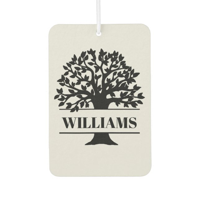 Family Tree Car Air Freshener (Front)