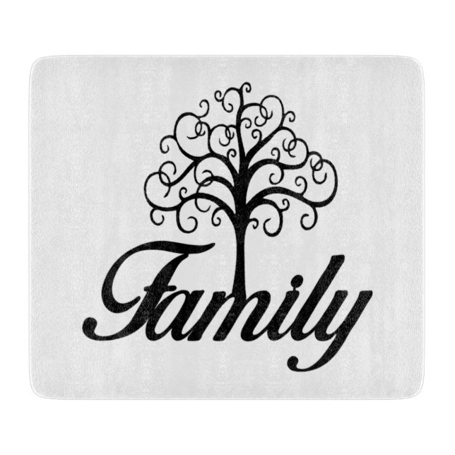 Family Tree Cutting Board (Front)