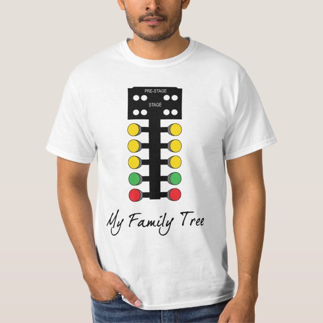 Family Tree - Drag Racing T-Shirt (Front)