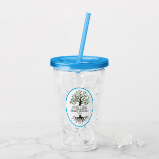 Family Tree Family Reunion Acrylic Tumbler