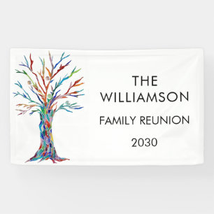 Family Tree Family Reunion Banner