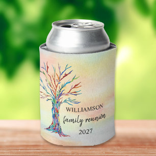 Family Tree Family Reunion Can Cooler