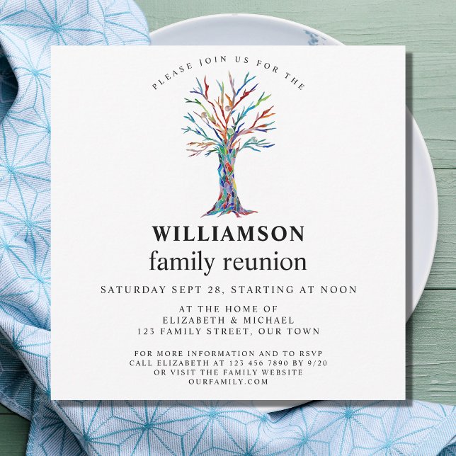 Family Tree  Family Reunion  Invitation (Creator Uploaded)