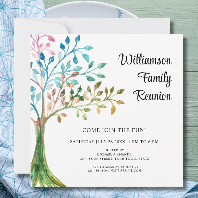 Family Tree Family Reunion Invitation (Creator Uploaded)