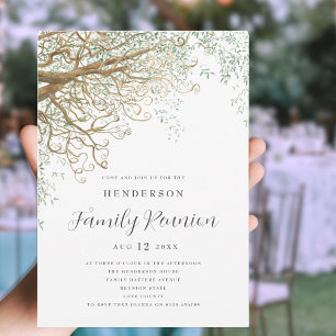 Family Tree Family Reunion Invitation