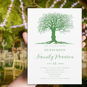 Family Tree Family Reunion  Invitation