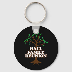 Family Tree Hall Family Reunion Key Ring