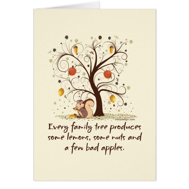 Family Tree Humour (Front)