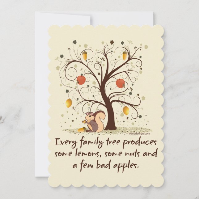 Family Tree Humour (Front)