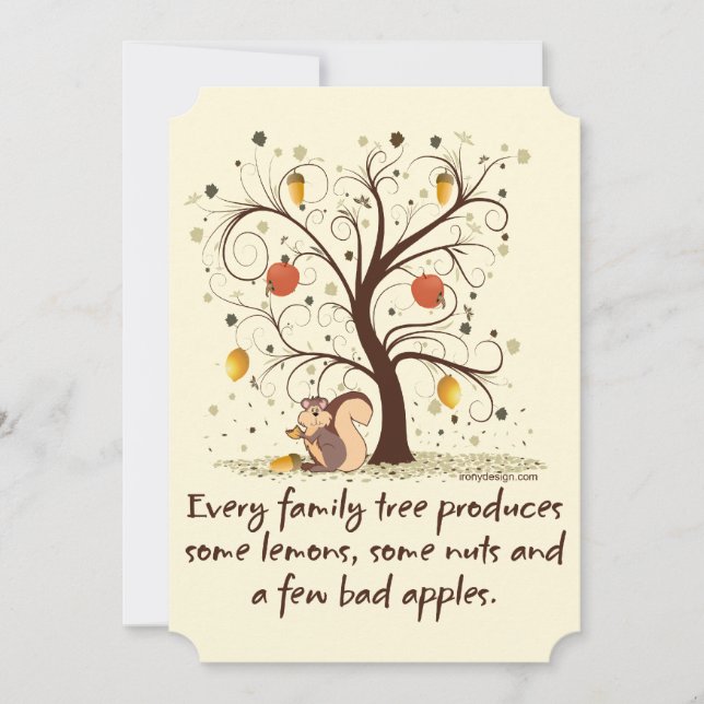 Family Tree Humour (Front)