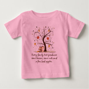 Family Tree Humour Baby T-Shirt