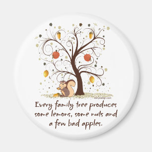 Family Tree Humour Magnet