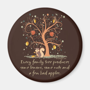 Family Tree Humour Magnet