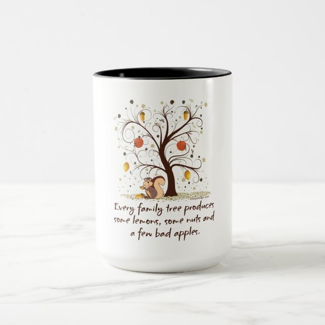 Family Tree Humour Mug (Center)