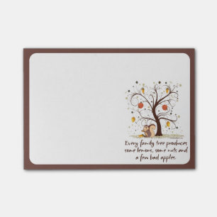 Family Tree Humour Post-it Notes