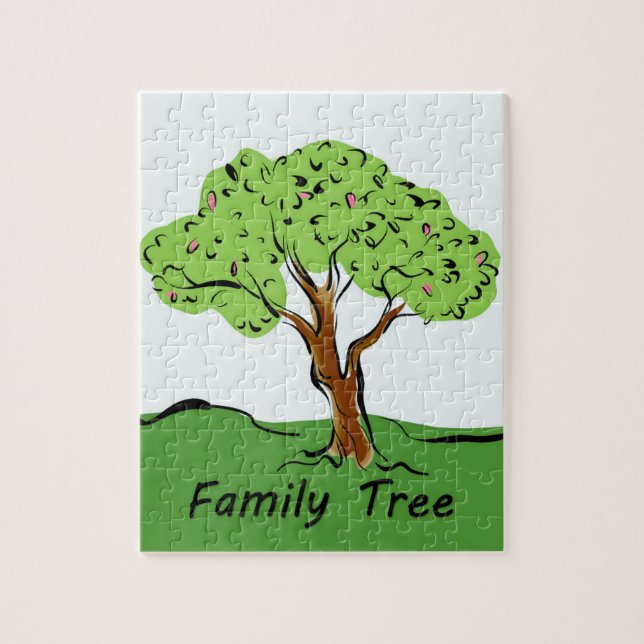 Family Tree Jigsaw Puzzle (Vertical)