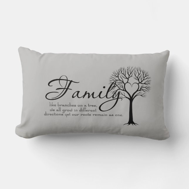 Family Tree Lumbar Cushion (Front)