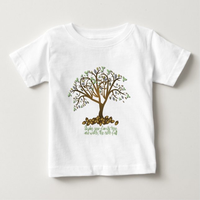 Family Tree Nuts Baby T-Shirt (Front)