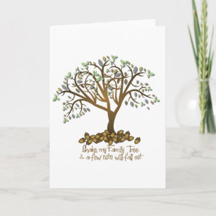Family Tree Nuts Card