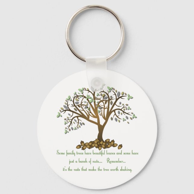 Family Tree Nuts Key Ring (Front)