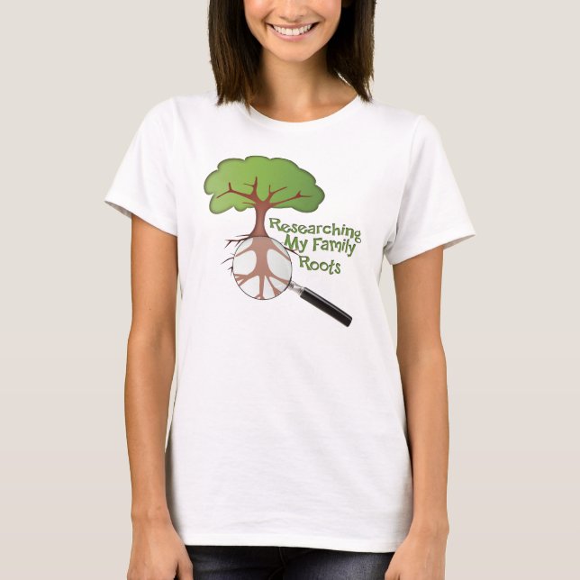Family Tree One Ancestor T-Shirt (Front)