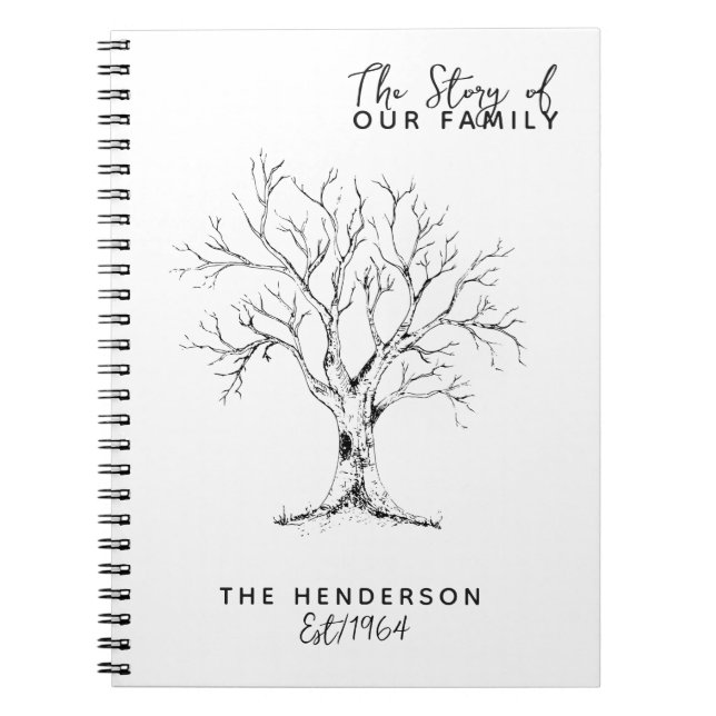 FAMILY TREE | PLANNER | FAMILY HISTORY NOTEBOOK (Front)