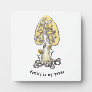 Family tree  plaque