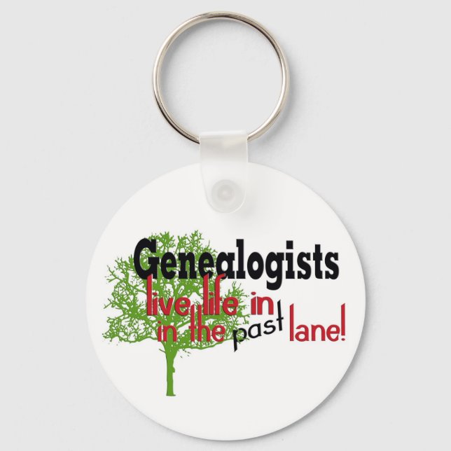 Family Tree Research Key Ring (Front)