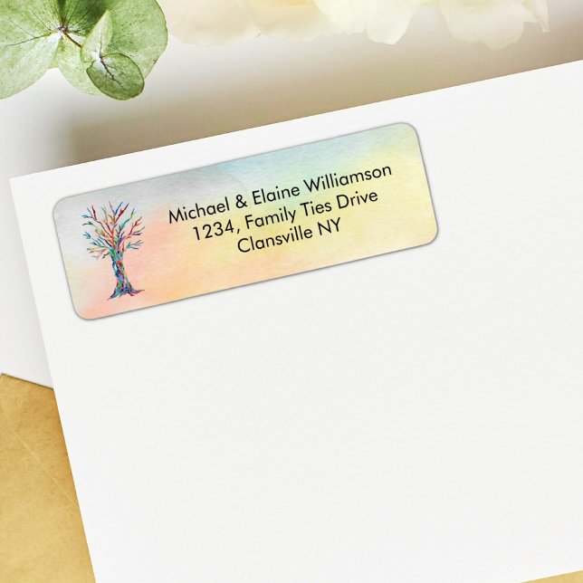 Family Tree Return Address Return Address Label (Creator Uploaded)