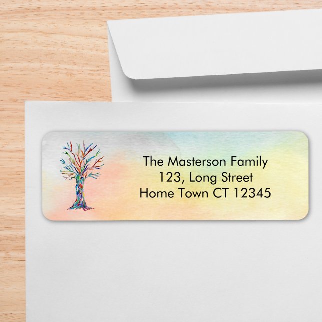 Family Tree Return Address Return Address Label (Creator Uploaded)