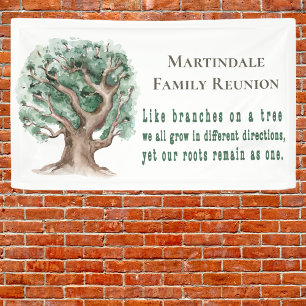 Family Tree Reunion Banner